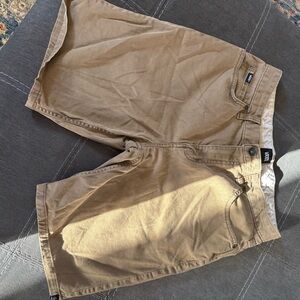 Vans Tan Flat Front Men Shorts
